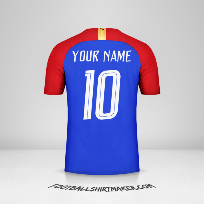 Malaysia 2018 II jersey number 10 your name