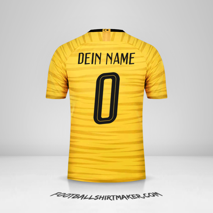 Trikot Malaysia 2018 -  dein name - 0