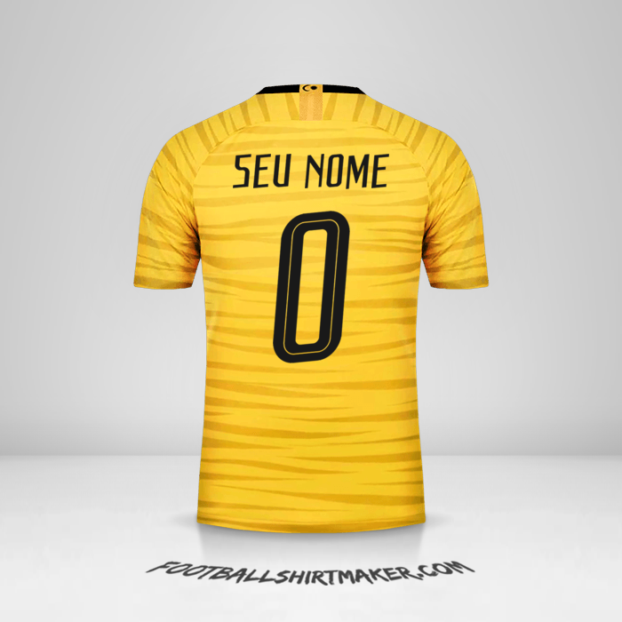 Camisa Malásia 2018 -  seu nome - 0