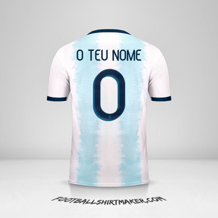 Camisola Argentina 2019/20 -  o teu nome - 0