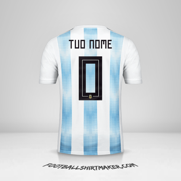 Maglia Argentina 2018 -  tuo nome - 0