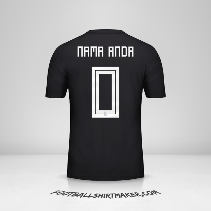 Jersey Argentina 2018 II -  nama anda - 0