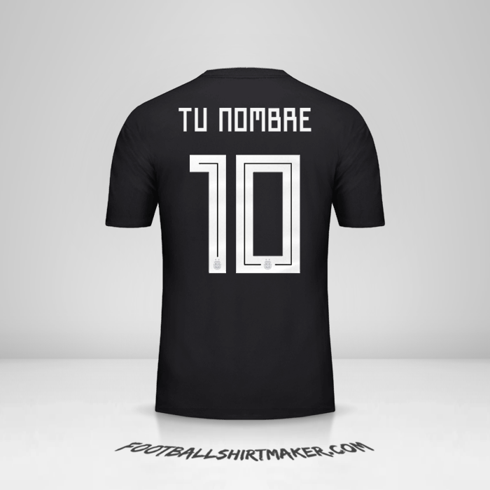 Jersey Argentina 2018 II número 10 tu nombre