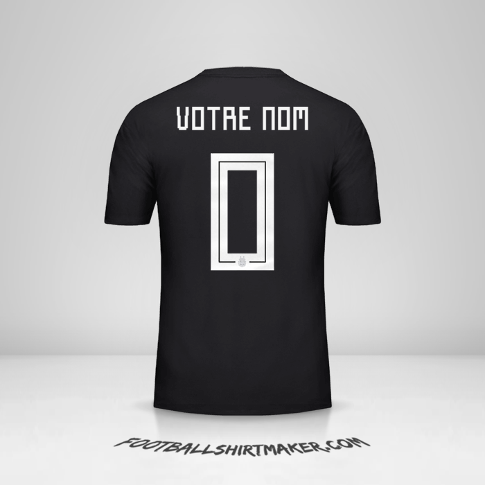 Maillot Argentine 2018 II -  votre nom - 0