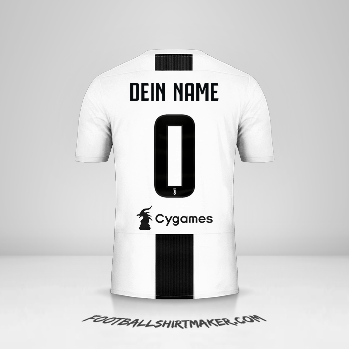 Trikot Juventus FC 2018/19 -  dein name - 0