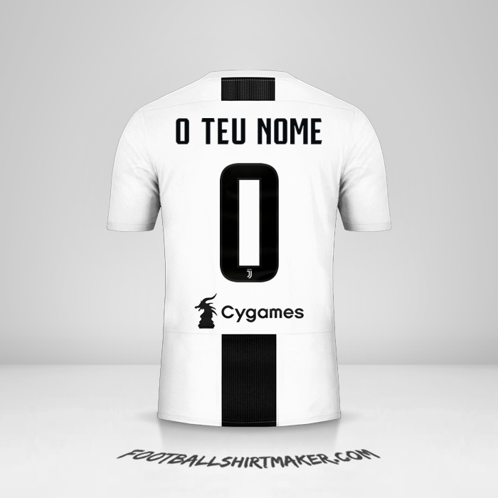 Camisola Juventus FC 2018/19 -  o teu nome - 0