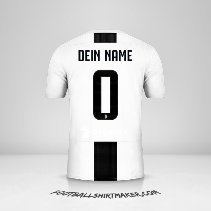 Trikot Juventus FC 2018/19 Cup -  dein name - 0