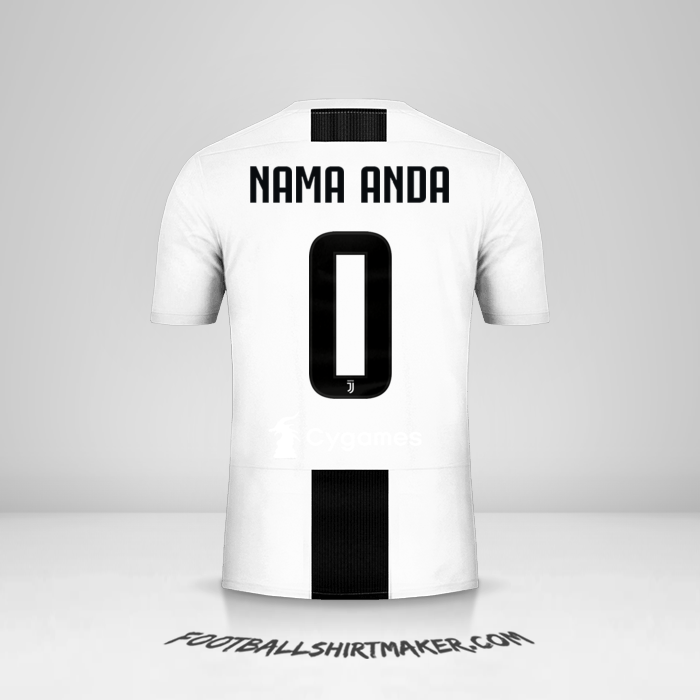 Jersey Juventus FC 2018/19 Cup -  nama anda - 0