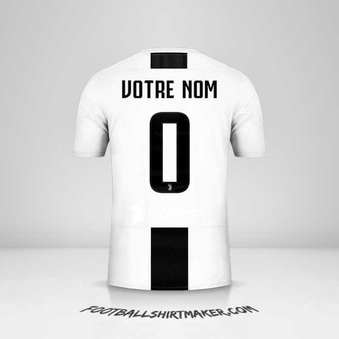 Maillot Juventus FC 2018/19 Cup -  votre nom - 0