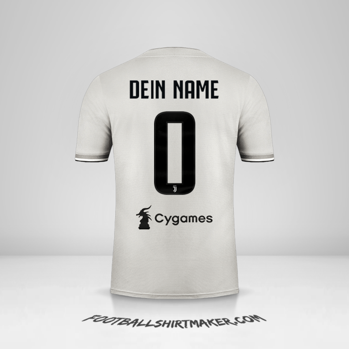 Trikot Juventus FC 2018/19 II -  dein name - 0