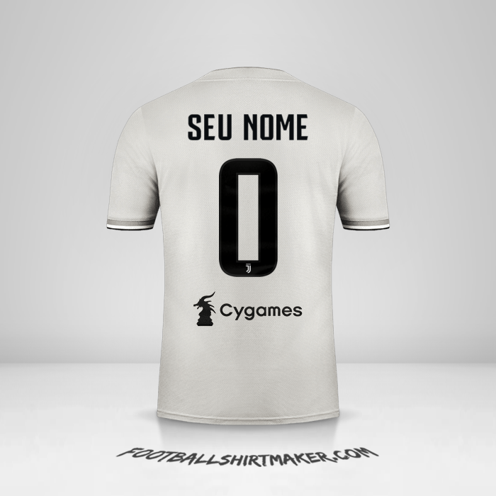 Camisa Juventus FC 2018/19 II -  seu nome - 0