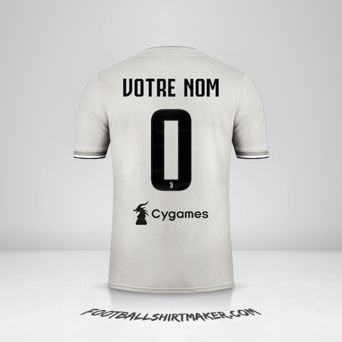 Maillot Juventus FC 2018/19 II -  votre nom - 0