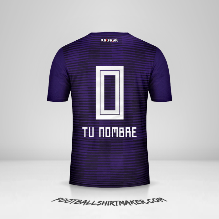 Jersey River Plate 2018 II -  tu nombre - 0