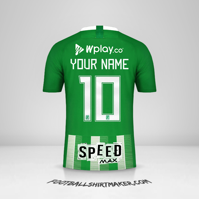 Atletico Nacional 2019 shirt number 10 your name