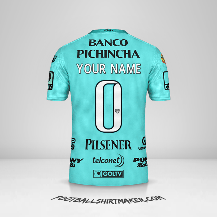 Shirt Barcelona SC 2018 II -  your name - 0