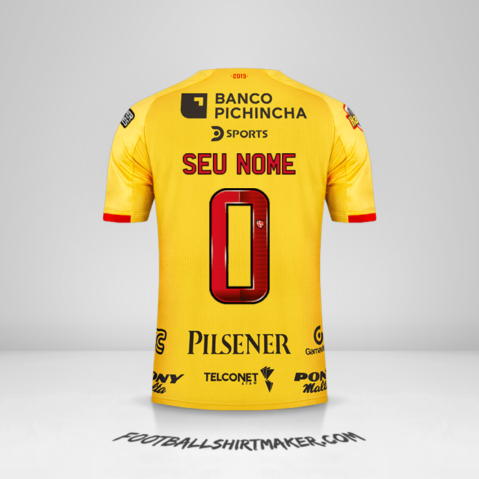 Camisa Barcelona SC 2019 -  seu nome - 0