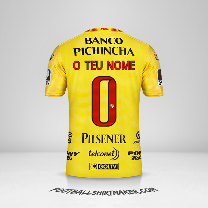 Camisola Barcelona SC 2018 -  o teu nome - 0