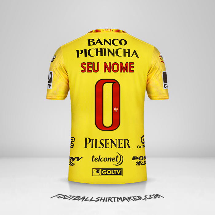Camisa Barcelona SC 2018 -  seu nome - 0