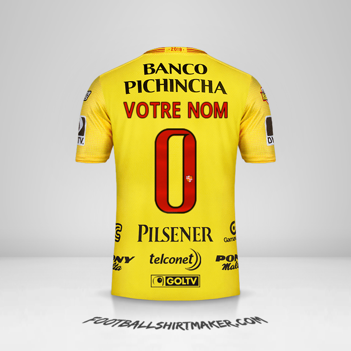 Maillot Barcelona SC 2018 -  votre nom - 0