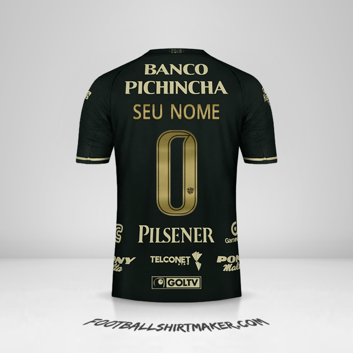 Camisa Barcelona SC 93 Años -  seu nome - 0