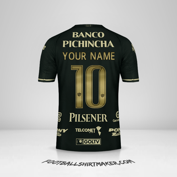 Barcelona SC 93 Años jersey number 10 your name