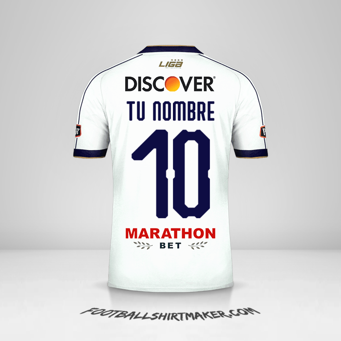 Camiseta Liga de Quito 2019 número 10 tu nombre