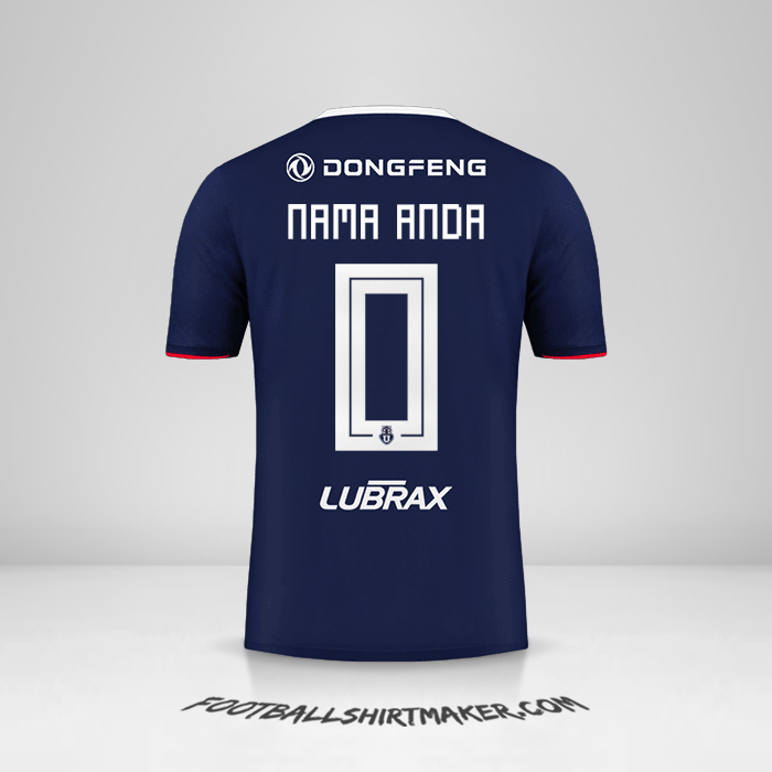 Jersey Universidad de Chile 2019 -  nama anda - 0