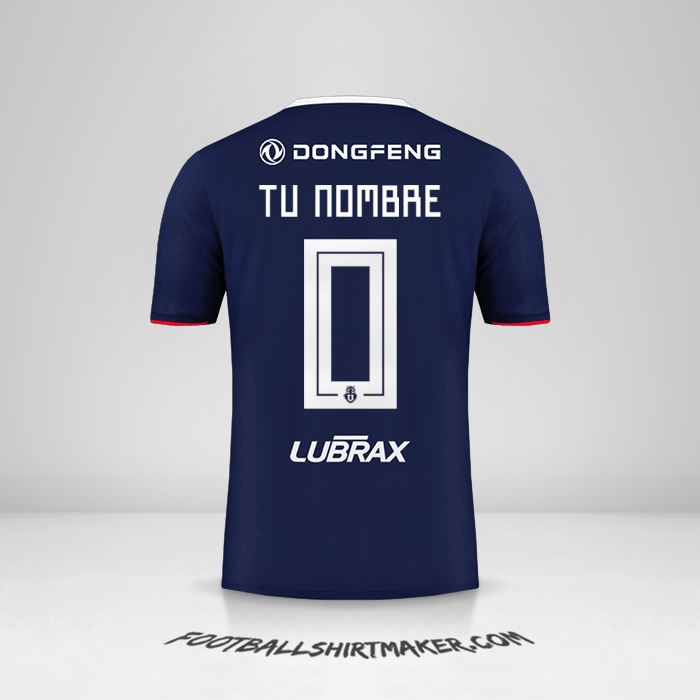 Jersey Universidad de Chile 2019 -  tu nombre - 0