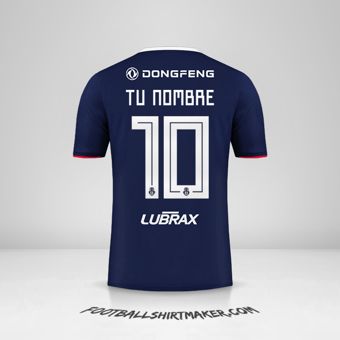 Camiseta Universidad de Chile 2019 número 10 tu nombre