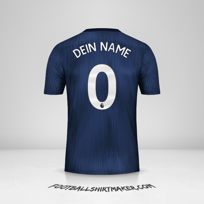 Trikot Manchester United 2018/19 III -  dein name - 0