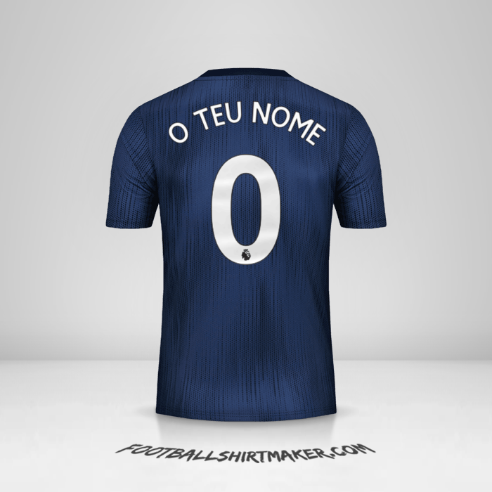 Camisola Manchester United 2018/19 III -  o teu nome - 0