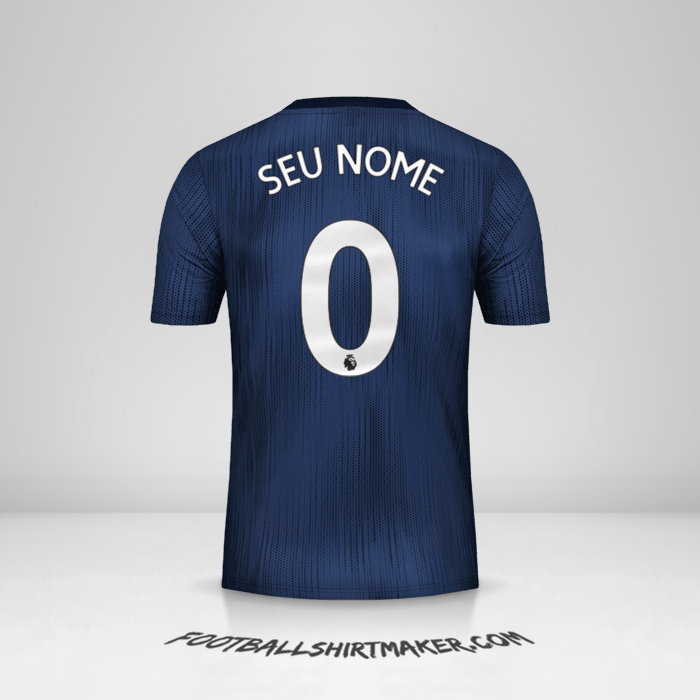 Camisa Manchester United 2018/19 III -  seu nome - 0