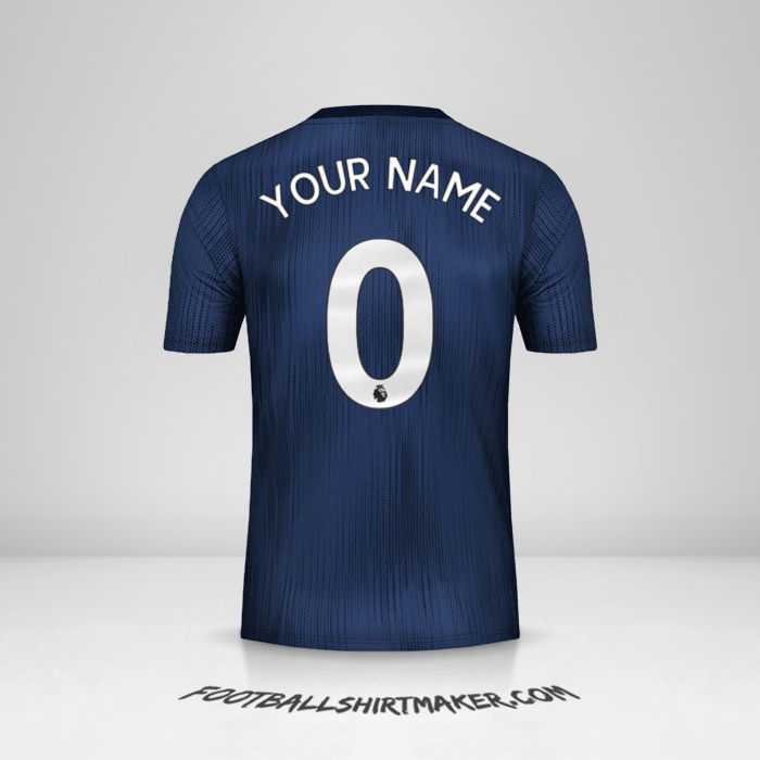 Jersey Manchester United 2018/19 III -  your name - 0