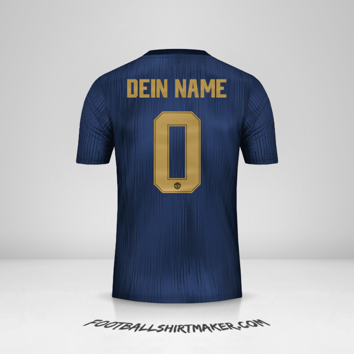 Trikot Manchester United 2018/19 Cup III -  dein name - 0