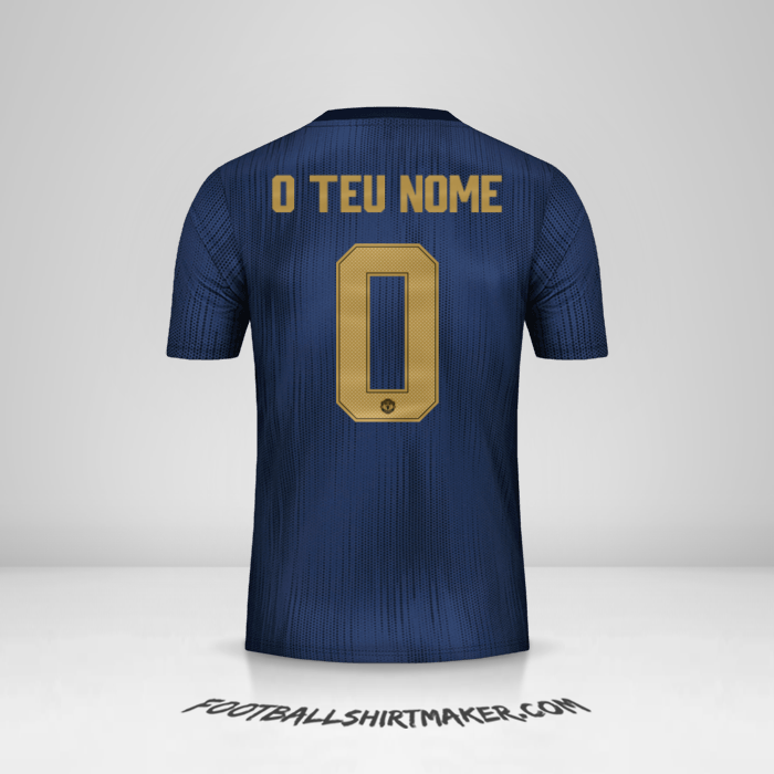 Camisola Manchester United 2018/19 Cup III -  o teu nome - 0