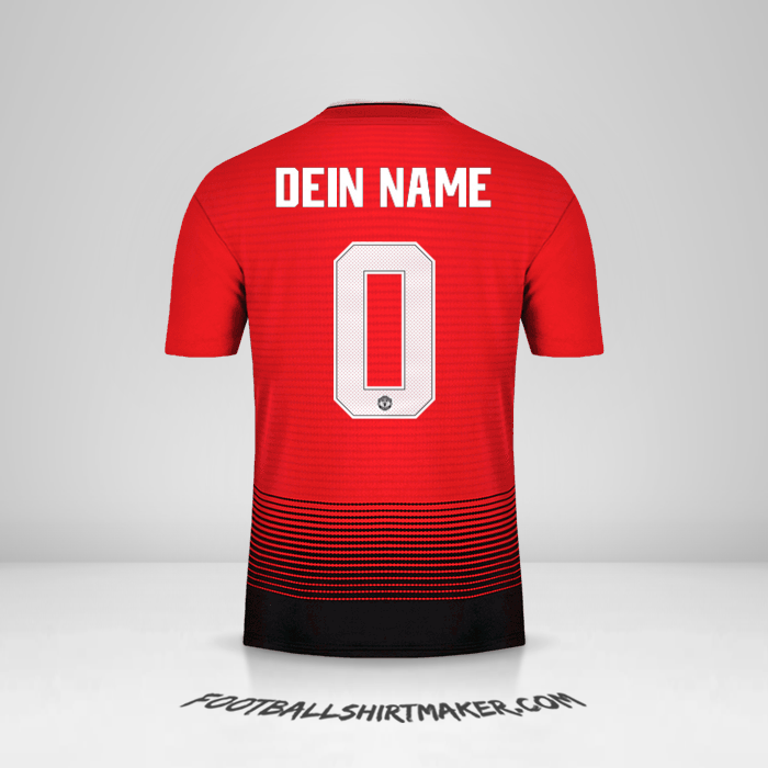 Trikot Manchester United 2018/19 Cup -  dein name - 0