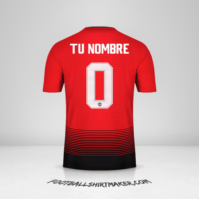 Camiseta Manchester United 2018/19 Cup -  tu nombre - 0