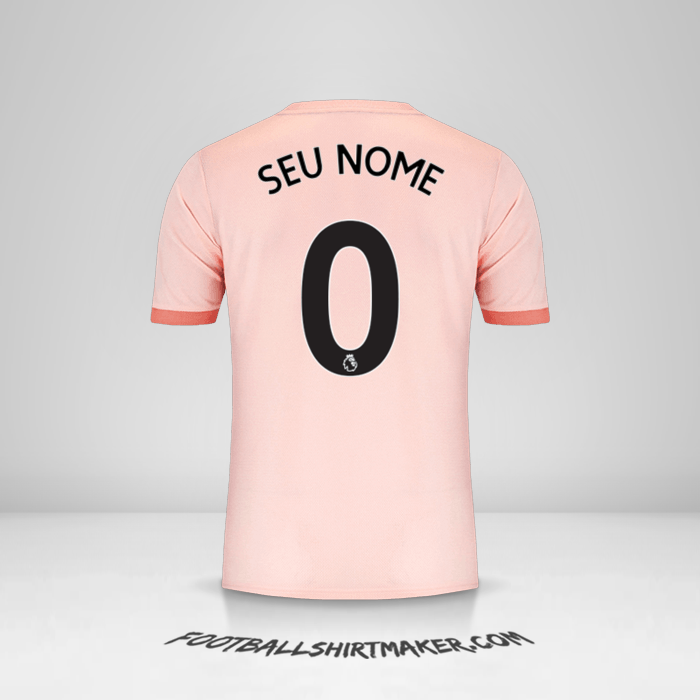 Camisa Manchester United 2018/19 II -  seu nome - 0