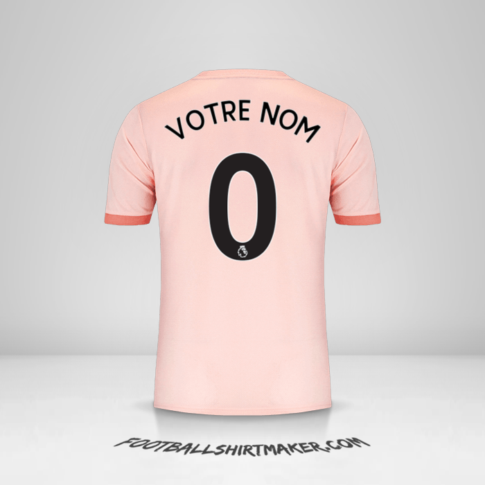 Maillot Manchester United 2018/19 II -  votre nom - 0