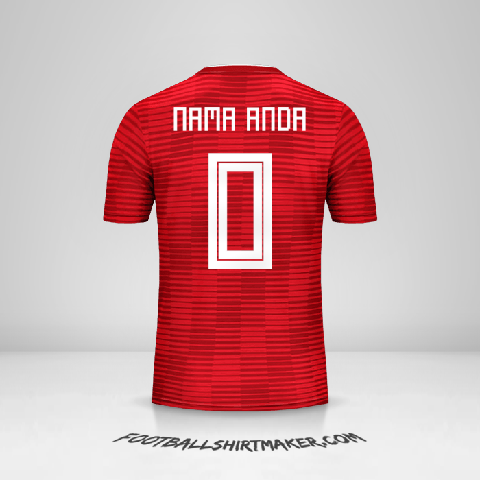 Jersey Iran 2018 II -  nama anda - 0