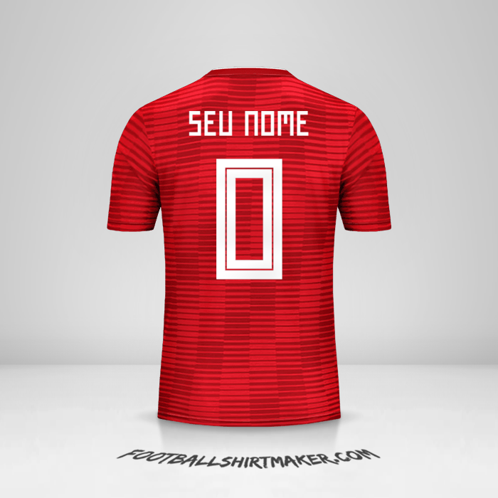 Camisa Irã 2018 II -  seu nome - 0