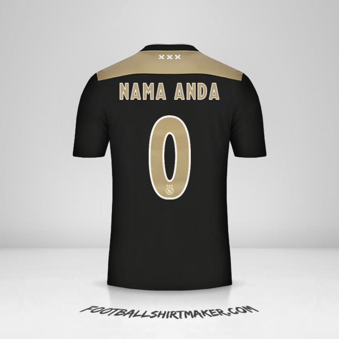 Jersey AFC Ajax 2018/19 II -  nama anda - 0