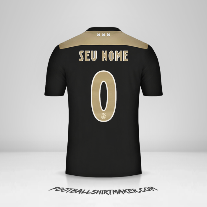 Camisa AFC Ajax 2018/19 II -  seu nome - 0