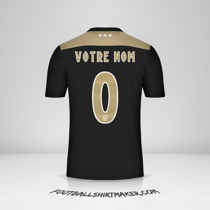 Maillot AFC Ajax 2018/19 II -  votre nom - 0