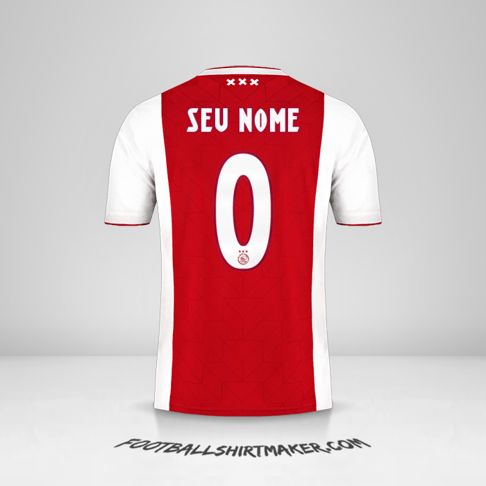 Camisa AFC Ajax 2018/19 -  seu nome - 0