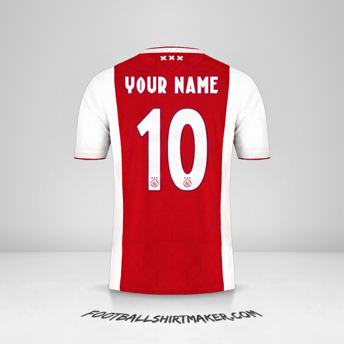 AFC Ajax 2018/19 shirt number 10 your name