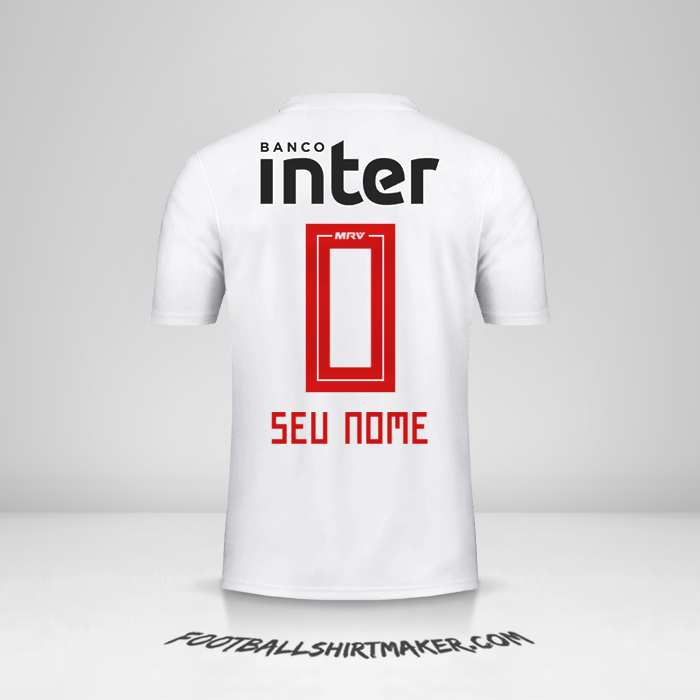 Camisa Sao Paulo FC 2019/20 -  seu nome - 0