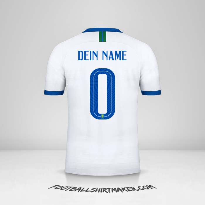 Trikot Brasilien 2019 III -  dein name - 0