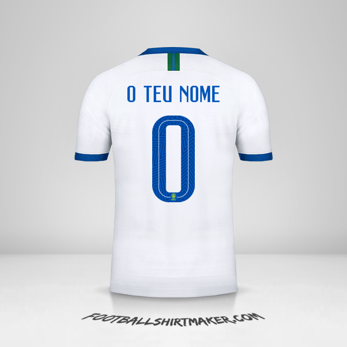 Camisola Brasil 2019 III -  o teu nome - 0