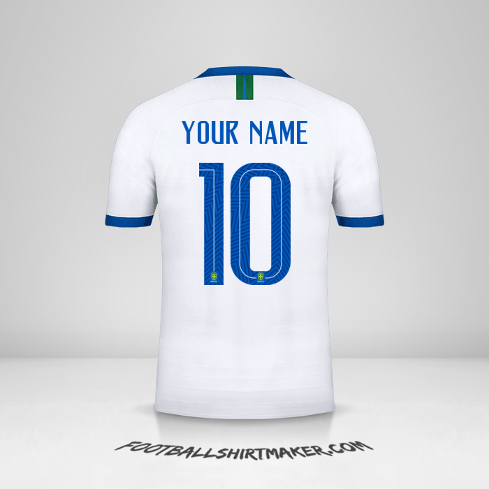 Brazil 2019 III shirt number 10 your name